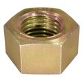 Midwest Fastener Hex Nut, 1-1/2"-6, Steel, Grade 8, Zinc Yellow, 3 PK 54169